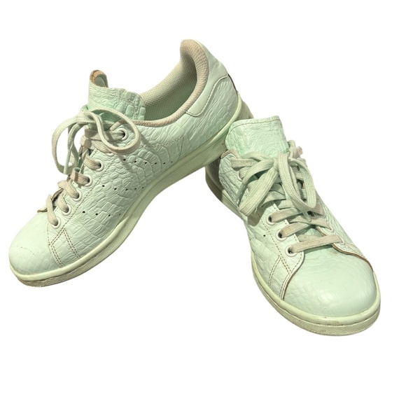 ADIDAS Stan Smith~MONOCHROME~Low Top Sneakers~Frozen Green 7.5 - Picture 1 of 4